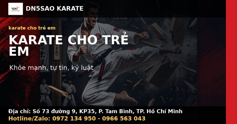 Karate Cho Trẻ Em Tại TP.HCM: Khỏe Mạnh, Kỷ Luật Tuyệt Vời
