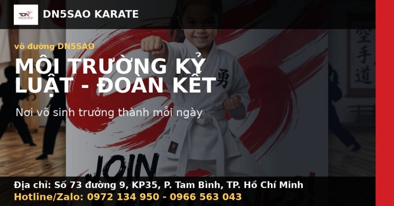 Võ Đường DN5SAO: Môi Trường Karate Kỷ Luật, Đoàn Kết Tuyệt Vời