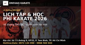 Võ Đường DN5SAO: Lịch Tập, Học Phí Karate Mới Nhất 2026